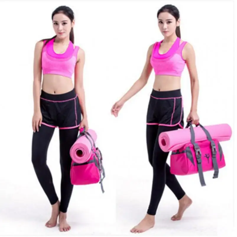 New Sports Training Fitness Bag Women Sport Outdoors Gym Bag Luggage Sack Female Shoulder Yoga Pack Bag