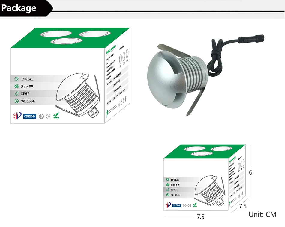 3W Wall Buried Light 11.1