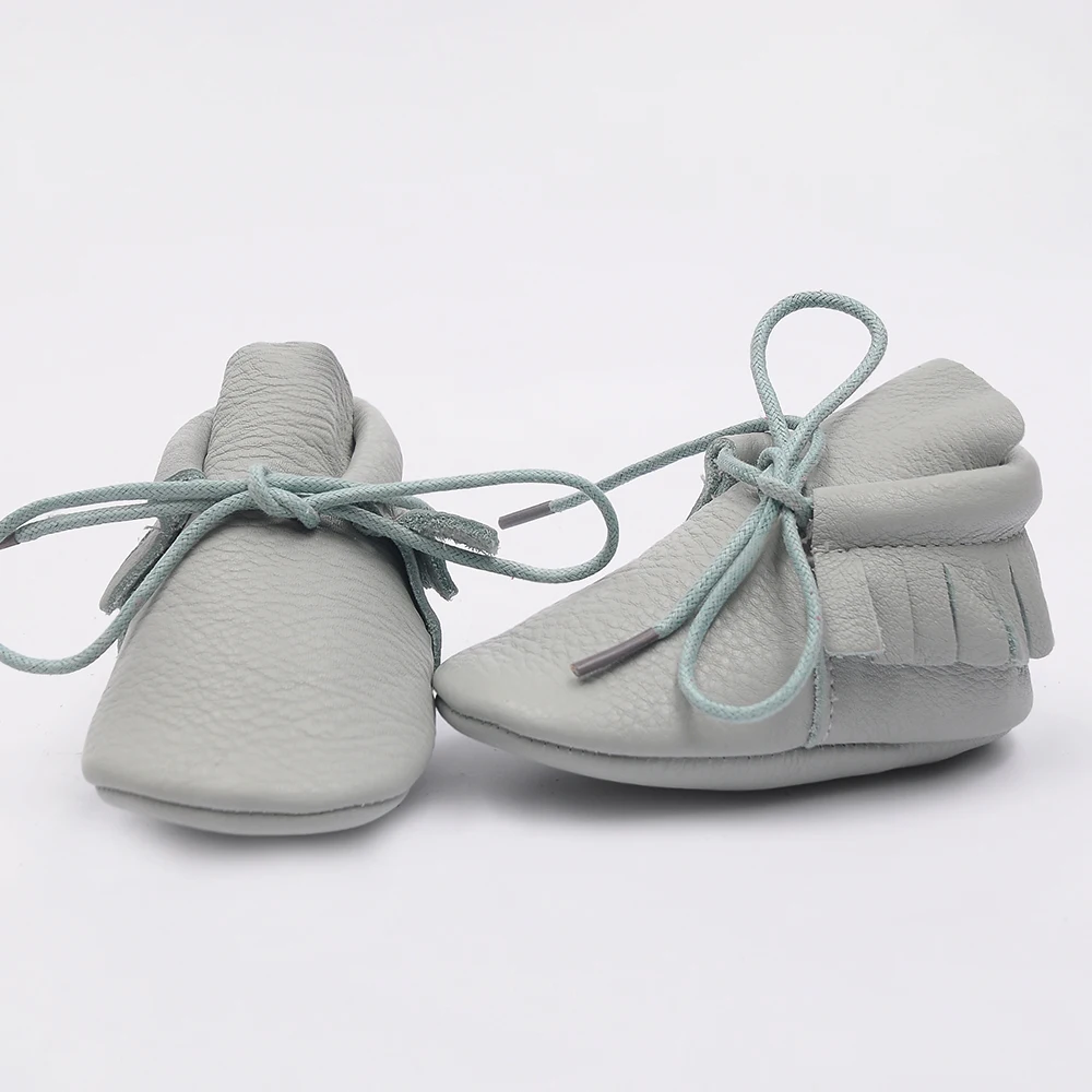 Натуральная кожа Подошва Детские Мокасины детская обувь для первых шагов новорожденных, обувь для детей