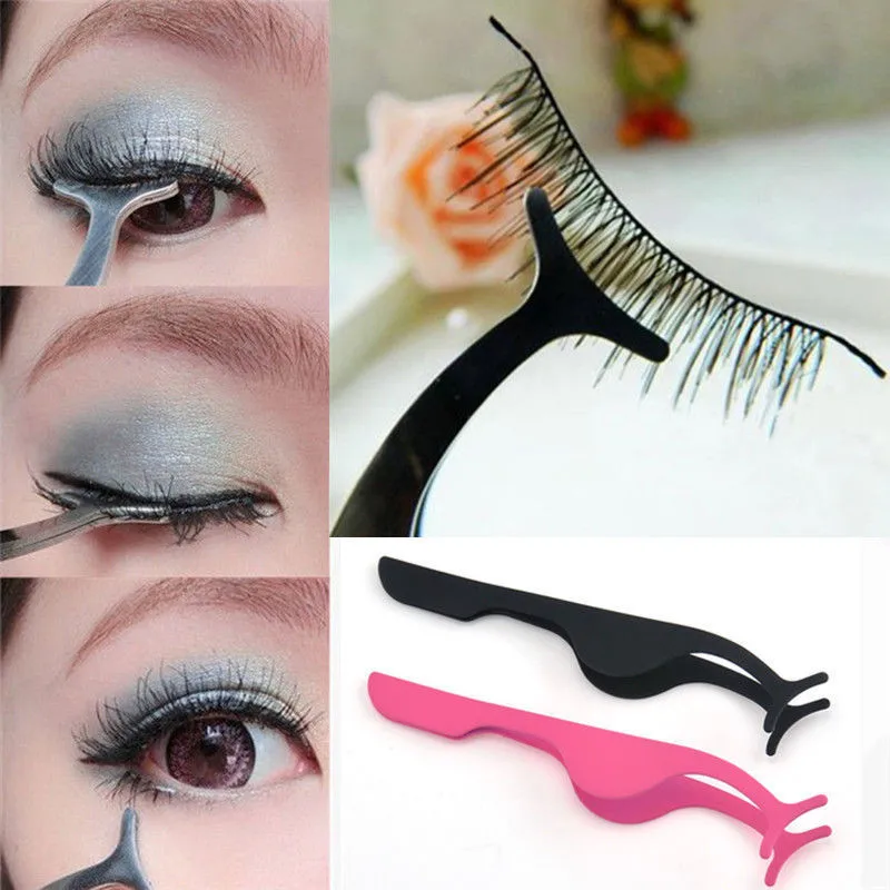 2017 Hot False font b Eyelashes b font Extension Applicator Remover Clip Tweezer Nipper Beauty Tool