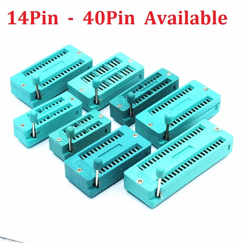 2PCS zif socket ic socket 14PIN Test Universal zif sockets 14P DIP