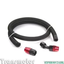 car-styling AN12 Nylon Oil Fuel Line Hose 1M/3FT & straight Swivel Hose End & 45 Degree Fiting Swivel Hose End