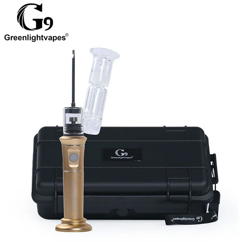 Greenlightvapes G9 enail инновационные пользовательские стекло dab установка воды трещина трубы электрическая курительная трубка henail стекло трубка курительная 0C