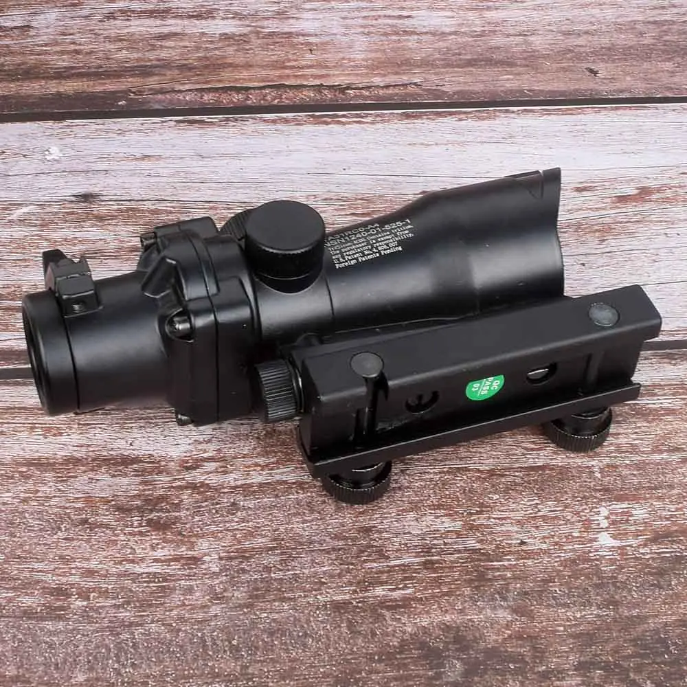 Охотничий Прицел ACOG 1X32 тактический Красный Зеленый точечный прицел с подсветкой