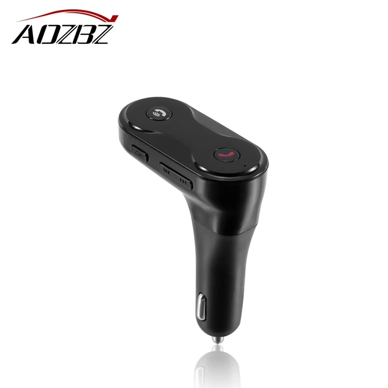 Car Styling FM Transmitter AUX Modulator Hands Free Wireless Bluetooth