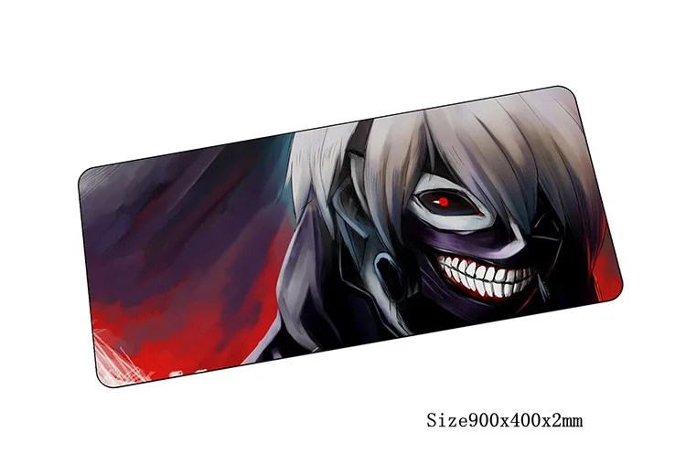 Одежда с надписью «Tokyo Ghoul коврик для мыши 900x400 мм коврик для мыши компьютер коврик для мыши с изображением очаровательной игровой коврик геймер клавиатура, Мышка для ноутбука коврики - Цвет: size900x400x2mm