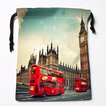 

Fl-Q99 New London England Telephone #3 Custom Printed receive bag Bag Compression Type drawstring bags size 18X22cm 711-#Fl99