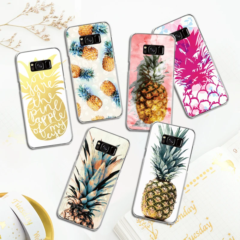 Для Samsung Galaxy S5 S6 S7 Edge S8 S9 S10 Plus S10e Grand Prime Note 4 5 8 9 задняя крышка тропические фрукты
