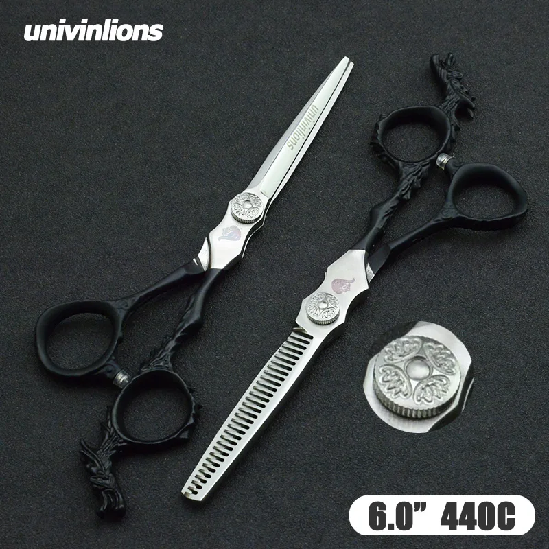 6 &quotДракон Япония Парикмахерские ножницы филировочные Профессиональные