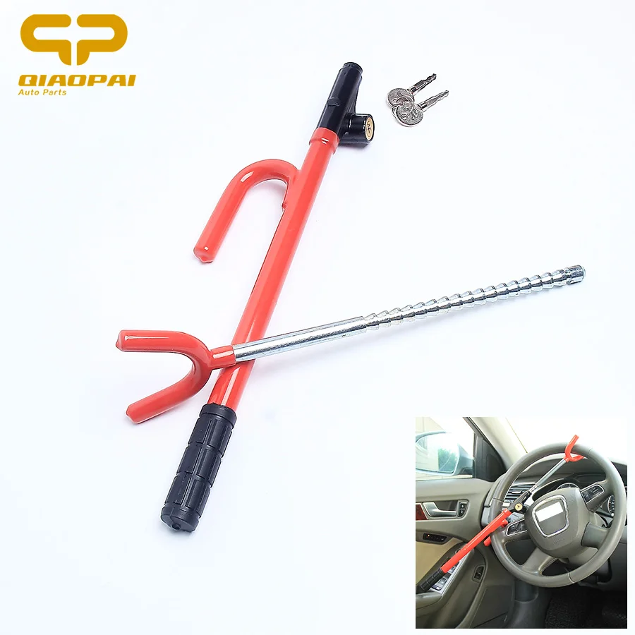 

Universal Steering Wheel Lock Anti-theft Device Retractable Car theftproof Hook Styling Telescopic Lock Security Adjustable LOCK