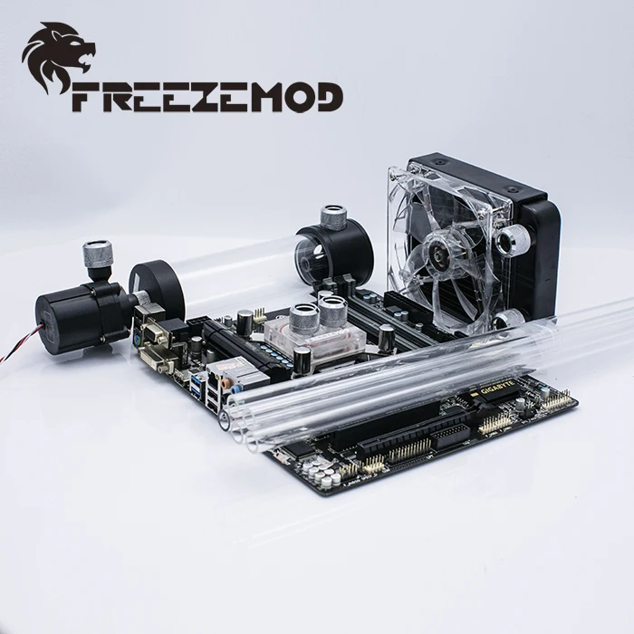 

FREEZEMOD computer water cooling system Set basic set 1 for rigid tube. FREEZEMOD-BKH1