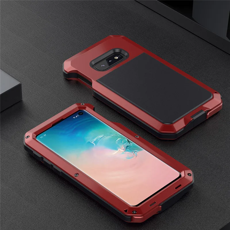 Роскошный бронированный чехол Doom для Samsung Galaxy S10E металлические чехлы S10 Plus
