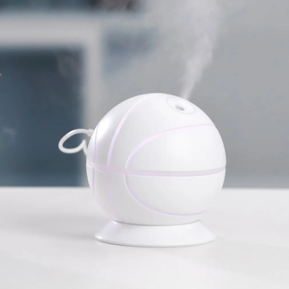 Mini USB 460ML Ultrasonic Basketball Humidifier Air Humidifier Aroma Essential Oil Diffuser Aromatherapy for Office SPA цена Mini USB 460ML Ultrasonic Basketball Humidifier Air Humidifier Aroma Essential Oil Diffuser Aromatherapy for Office SPA цены онлайн