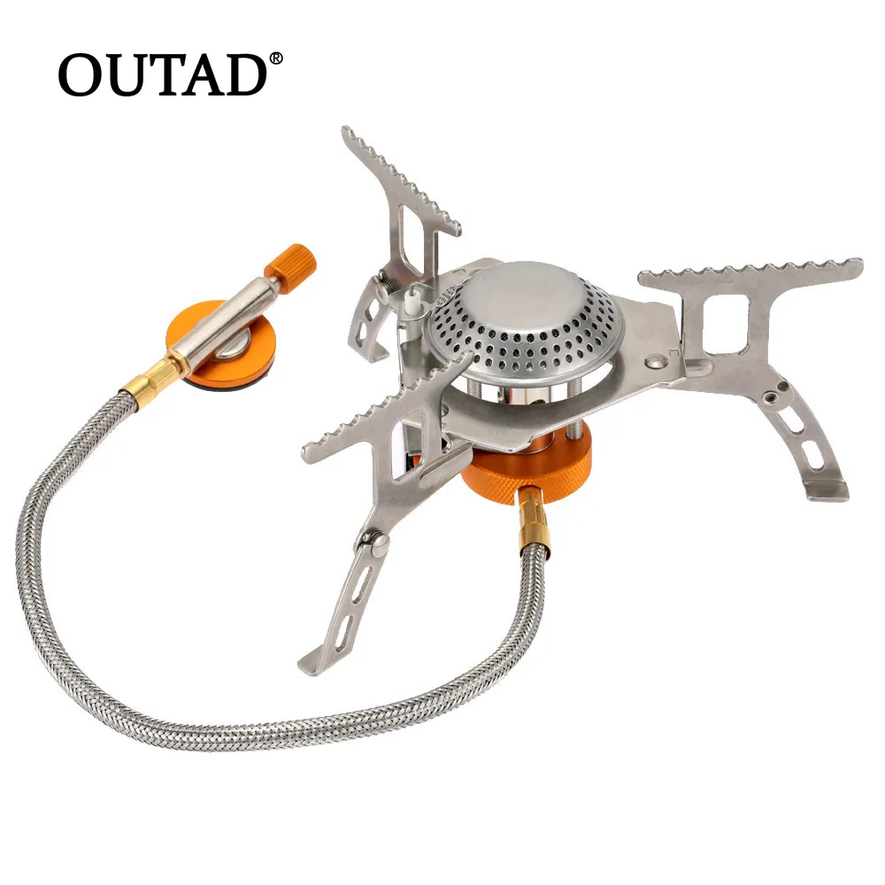 OUTAD Outdoor Gas Stove Camping Gas burn Folding Electronic Stove