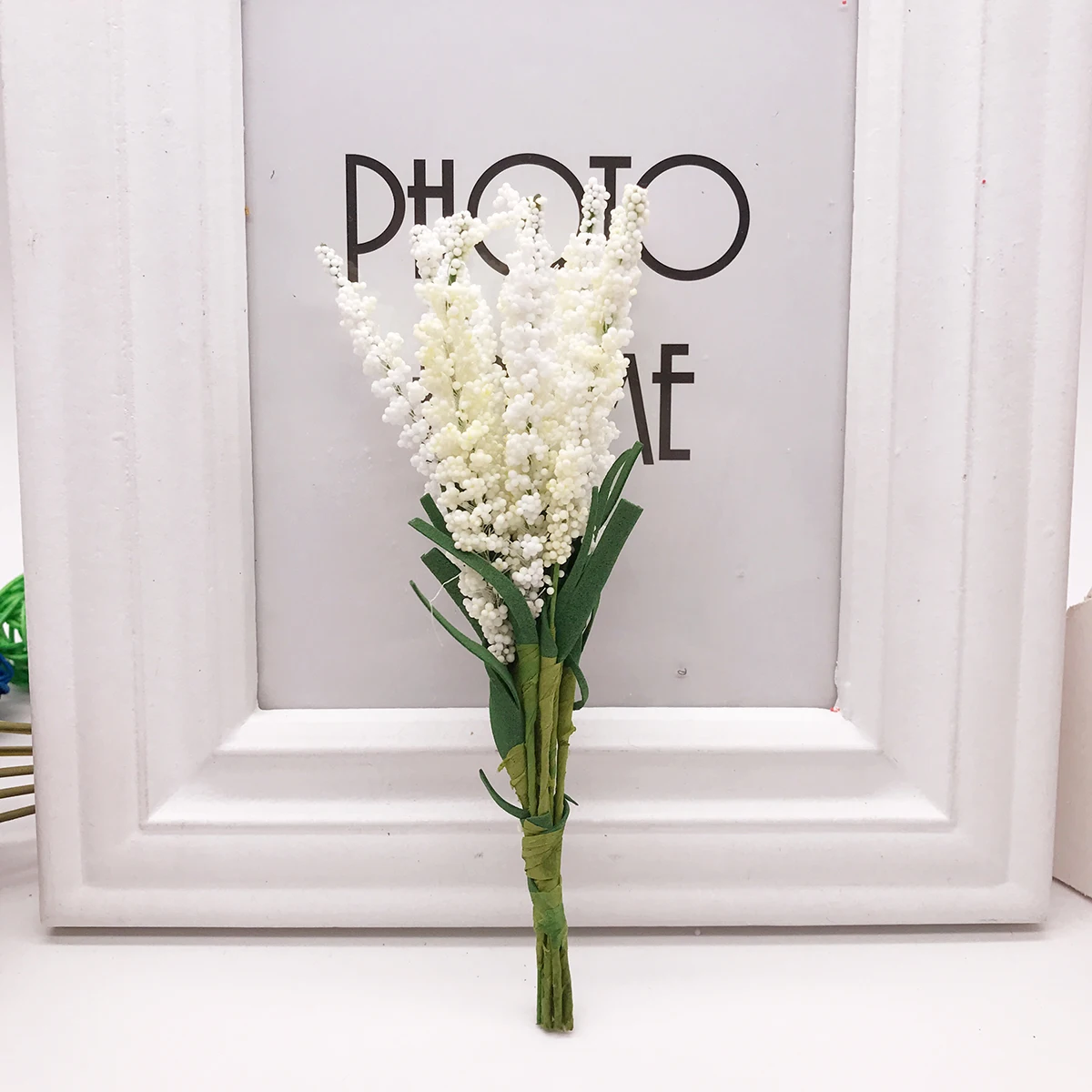 Set of 10 Mini Artificial Lavender Flowers for Wedding and Home Decoration