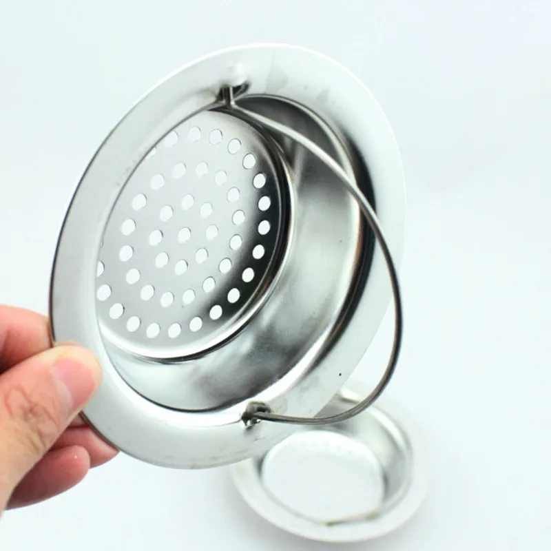 

DONYUMMYJO Portable Stainless Steel Sink Drainer Kitchen Sink Strainer Filter 9*2.5*5.8cm