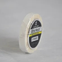 0,8 см* 3 ярдов(2,74 м) белый парик кружева спереди поддержка Двухсторонняя клейкая лента для парик шнурка/наращивание волос/парик/закрытие