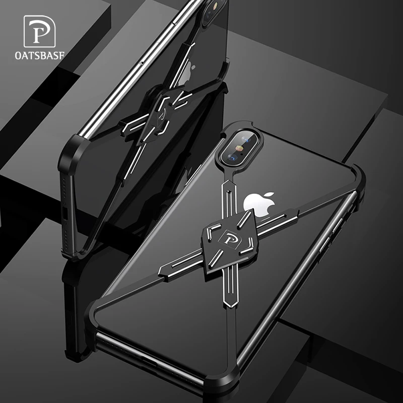 OATSBASF saber X дизайн металлический чехол для iPhone XS MAX индивидуальная задняя крышка