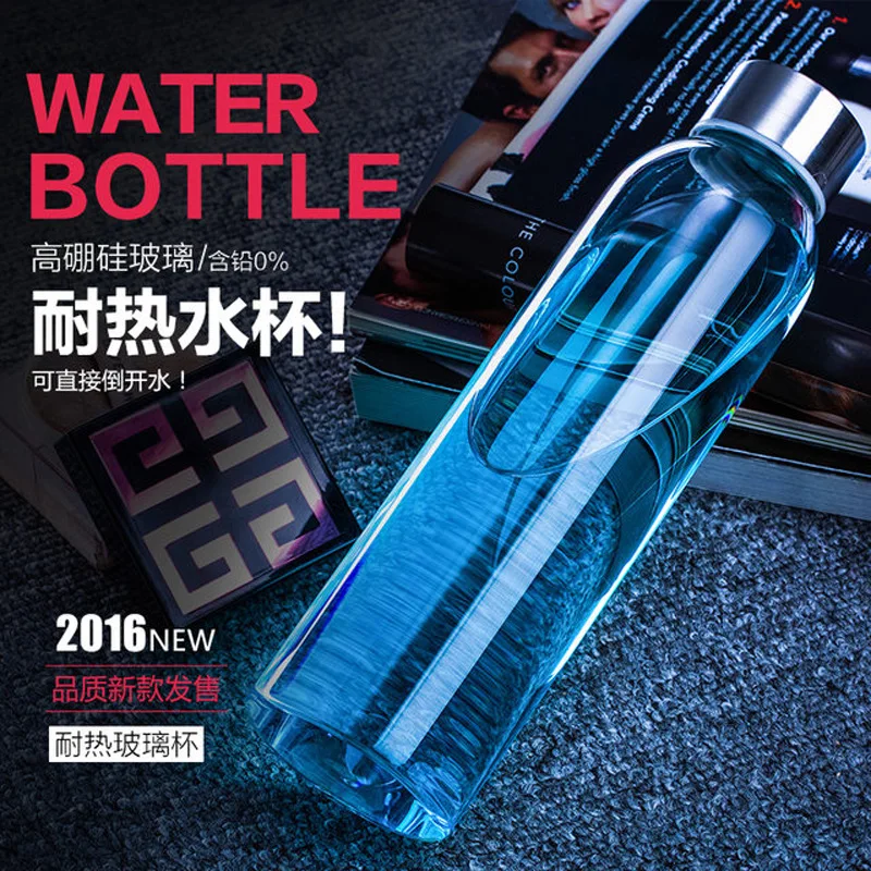 280 мл/360 мл/550 мл портативный графин с защитной сумкой графин автомобильный уличный напиток стеклянная бутылка для воды