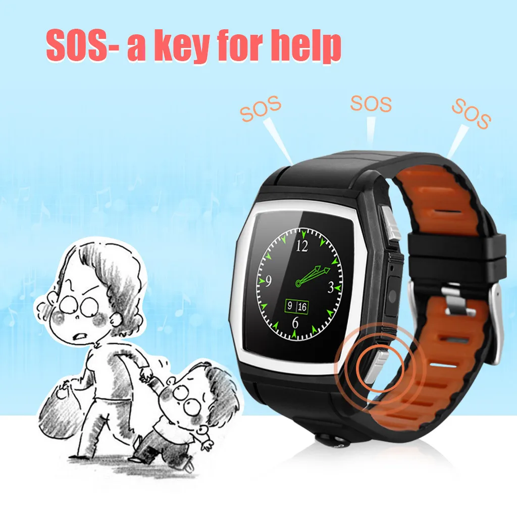 

HIPERDEAL Children Protector GT68 Bluetooth Smart Watch Sports Phone Watch Heart Rate EmergencySOS GPS Defender QIY09 D25