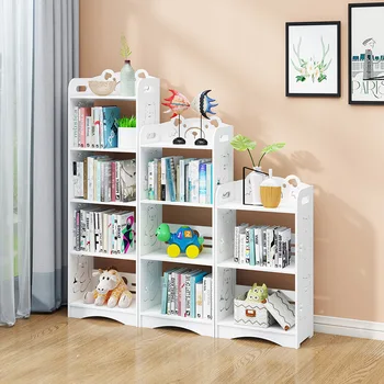 

Bookcase Bookcase Simple Bookcase Modern Shelf Student Combination Bookcase Living Room Creative Storage Cabinet
