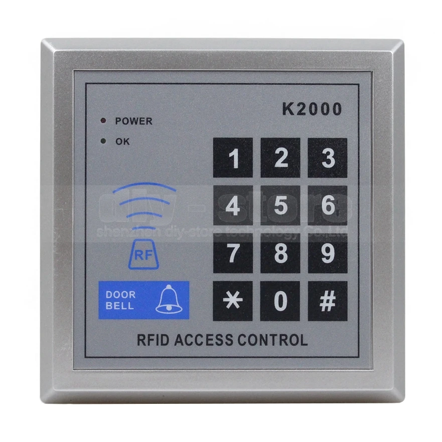 DIYSECUR полный 125 кГц Rfid Card Reader двери доступа Управление безопасности Системы комплект+ 280 кг Электрический магнитный замок K2000