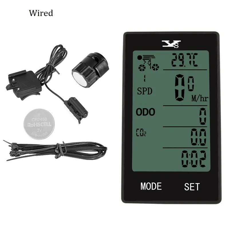 INBIKE Bicycle Speedometer Wireless Bike 2.4 Inch LED Screen