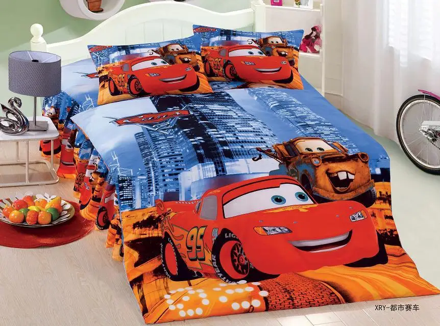 Cartoon Lightning Mcqueen Cars Bedding Sets Children Bedroom Decor Single Twin Size Bed Sheets Quilt Duvet Covers 3pcs No Filler Cartoon Lightning Mcqueen Cars Bedding Sets Children Bedroom Decor Single Twin Size Bed Sheets Quilt Duvet Covers 3pcs No Filler