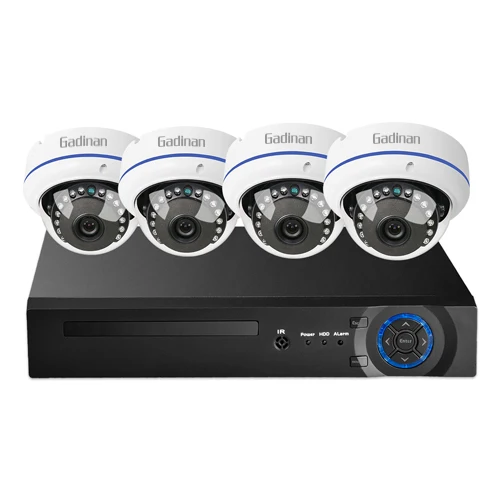 GADINAN 8CH 1080P HDMI POE NVR CCTV система 2MP купольная IP66 IP камера P2P Onvif комплект видеонаблюдения для обнаружения движения - Цвет: Фиолетовый