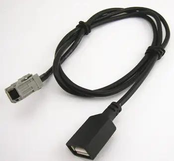 

AUX USB Female Cable Adapter For Camry RAV4 Mazda CX-5 Mazda2 Forester CD Player