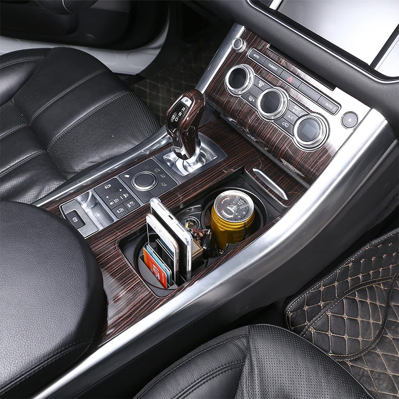 RETYLY For Range Rover Sport Rr Sport 2014-17 Plastic Central Console Multifunction Storage Box Phone Tray