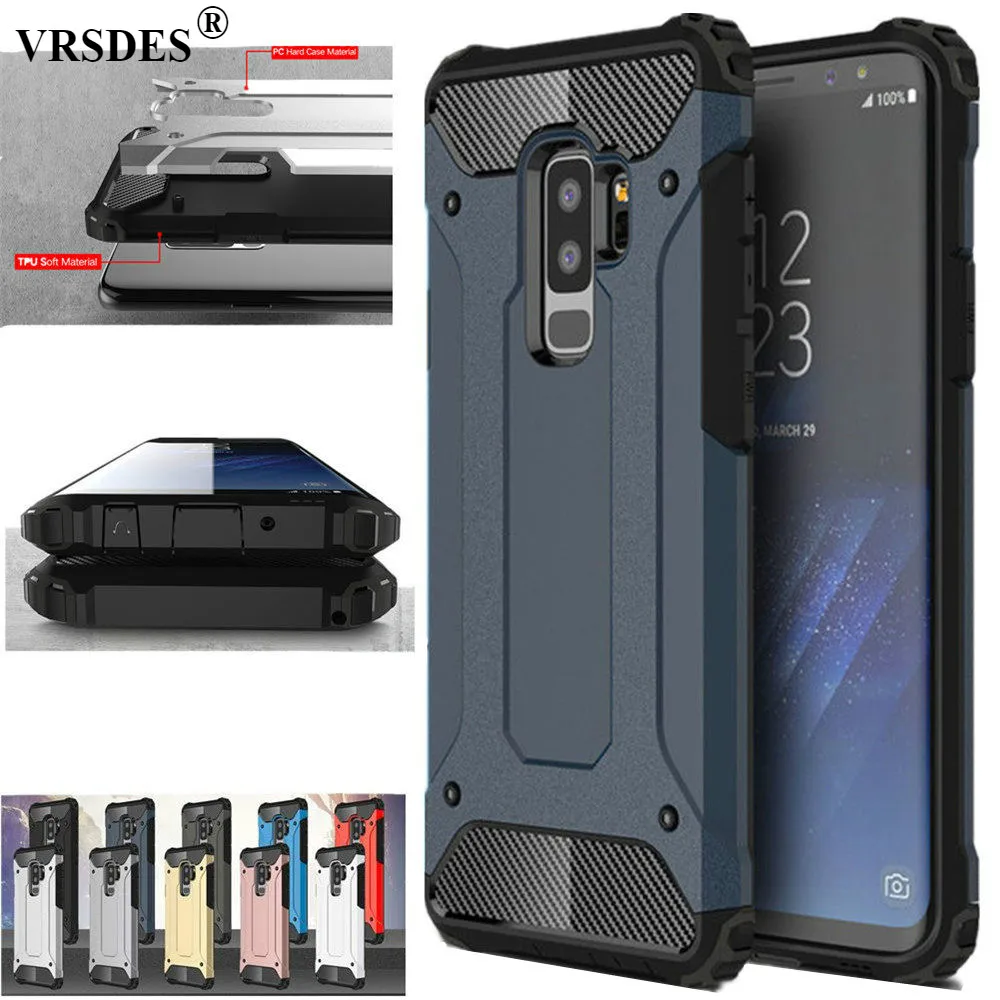 Прочный защитный чехол для Samsung Galaxy S9 Plus S10 S10E S5 S6 S7 Edge S8 Note 5 8 9 A6 A7 A8 J8 J4 J6 Prime