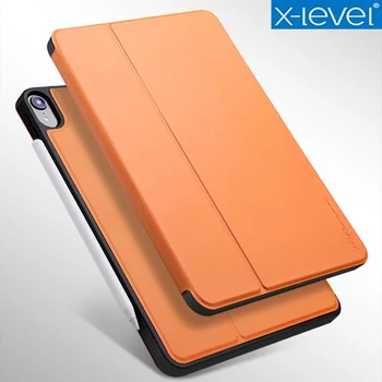 

X-Level Book Leather Flip Cases For Apple 2018 New iPad Pro 11 Ultra Thin Business Leather Funda Cover Case A1980 A2013 A1934