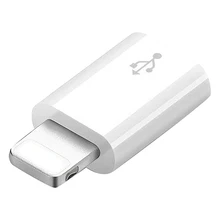 Usb адаптер для Iphone 7 микро Usb для Iphone X Xs Max 6S адаптер быстрой зарядки синхронизации данных для Ipad Usb кабель(белый