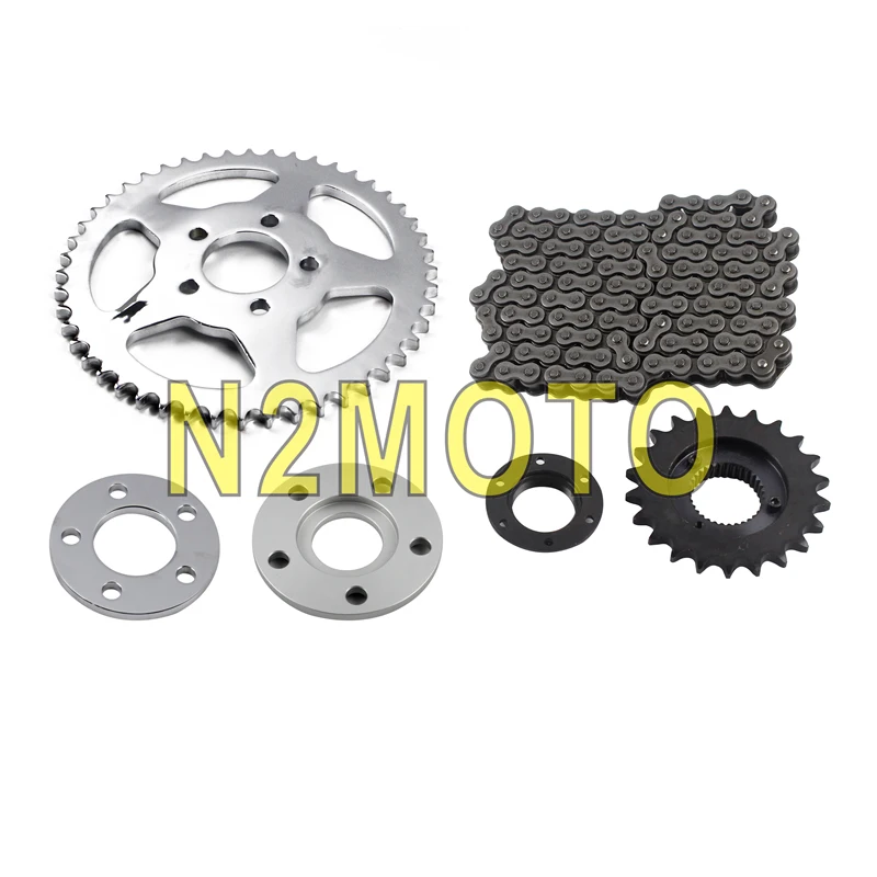 

Motorcycle Chain Drive Transmission Sprocket Conversion Kit Set For 2000-2017 Harley Sportster XL1200 XL883