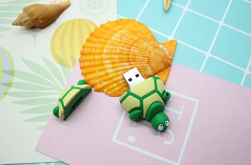 Tortoise usb флешка 4 ГБ 8 ГБ 16 ГБ USB флеш-накопитель 32 ГБ 64 ГБ флеш-накопитель черепаха флеш-память Флешка Бесплатная доставка