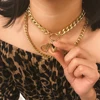 Vintage mode multi-élément pendentif colliers pour femmes bohème or argent couleur métal multicouche collier bijoux en gros ► Photo 2/6