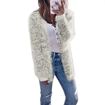 

Women Loose Hooded Knitting Sweater Hooded Coat Cardigan Autumn Winter Plus 5xl Cashmere Thicker Warm Outwear Pocket Sweater