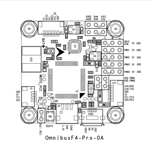 Betaflight-OMNIBUS-F4-Pro-V2-Flight-Control-Built-in-OSD-BEC-for-FPV-Racing-Drone-DIY (5)