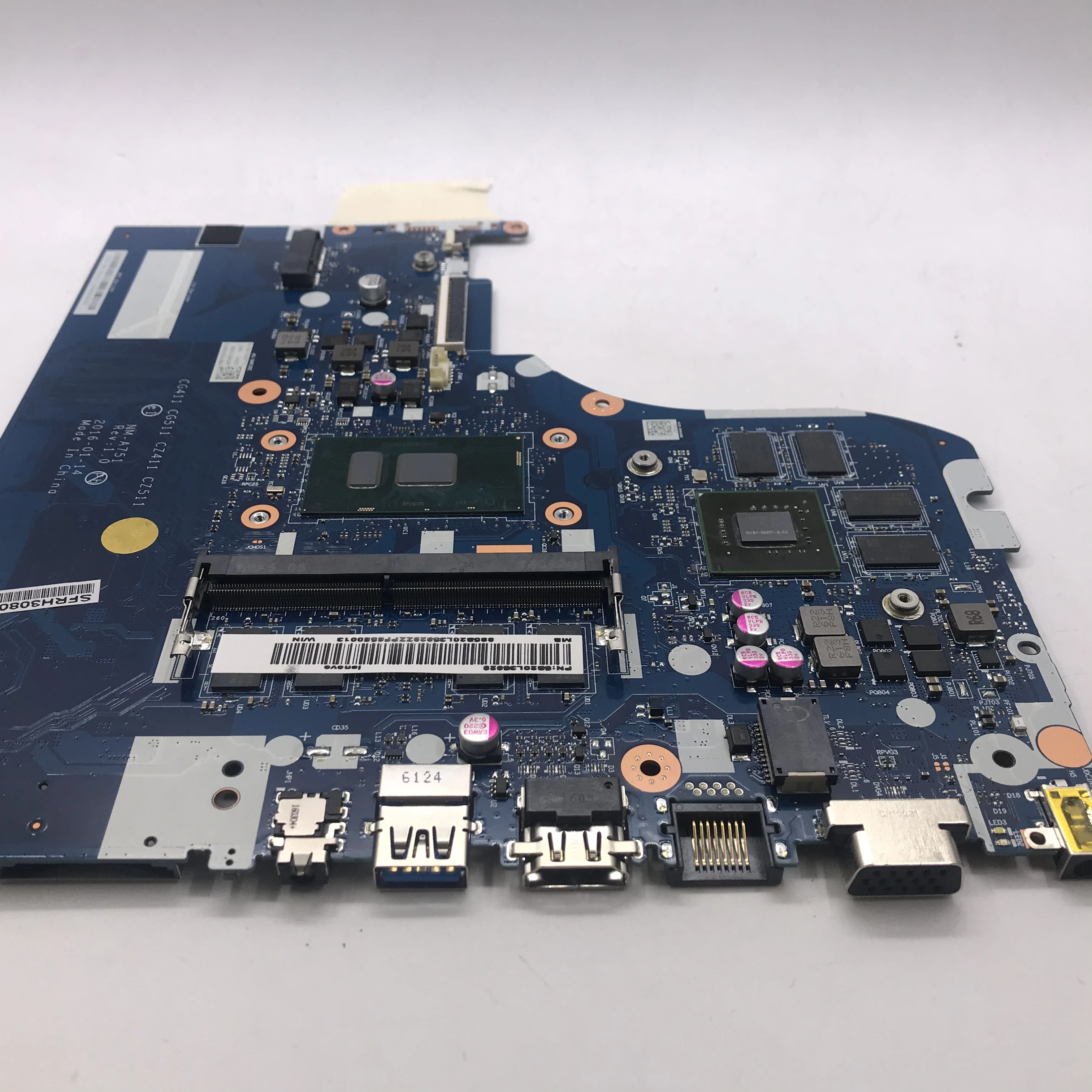 KEFU NM-A751 motherboard for Lenovo 310-14ISK 510-14ISK laptop motherboard For I7-6500U 4GB RAM GT920M-2GB Test OK