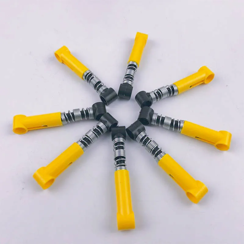 

10Pcs DIY MOC Self-Locking Bricks Toys Technic Building Blocks Shock Absorber 6.5L Soft Spring Blocks Kids Legoed Blocks Toys