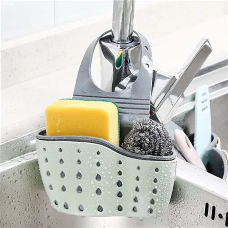 

Drain Holder Rack Sink Shelf Soap Sponge Bathroom Storage Suction Cup Toilet Organizer Kitchen Accessories Home Organizer