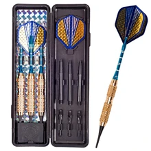 Профессиональный 3 шт./компл. 18 г медный дротик тела электронная игла для Дротика Алюминиевый Дартс для бара Перелёты