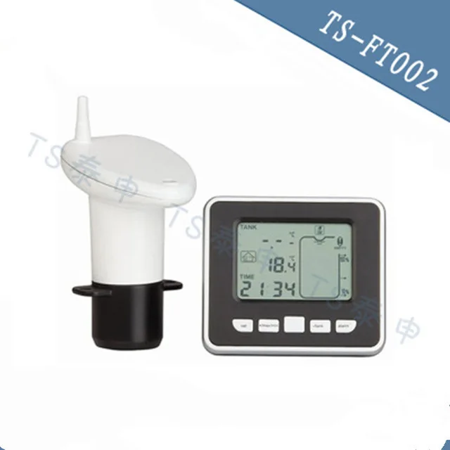 Wireless Ultrasonic Tank Liquid Level Flow Water Meter With Temperature Water Tank Transmitter Mounting Screws Measuring Tool