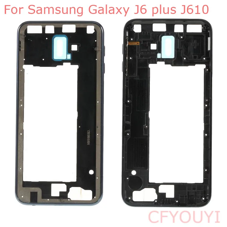 Для samsung Galaxy J6 plus J610 средняя рамка пластины-темно-синий/голубой/красный