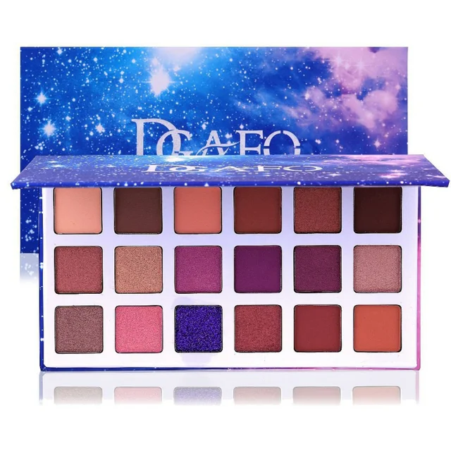 18 Couleurs étoile Bleue Ciel Fard à Paupières Chatoyant Smoky