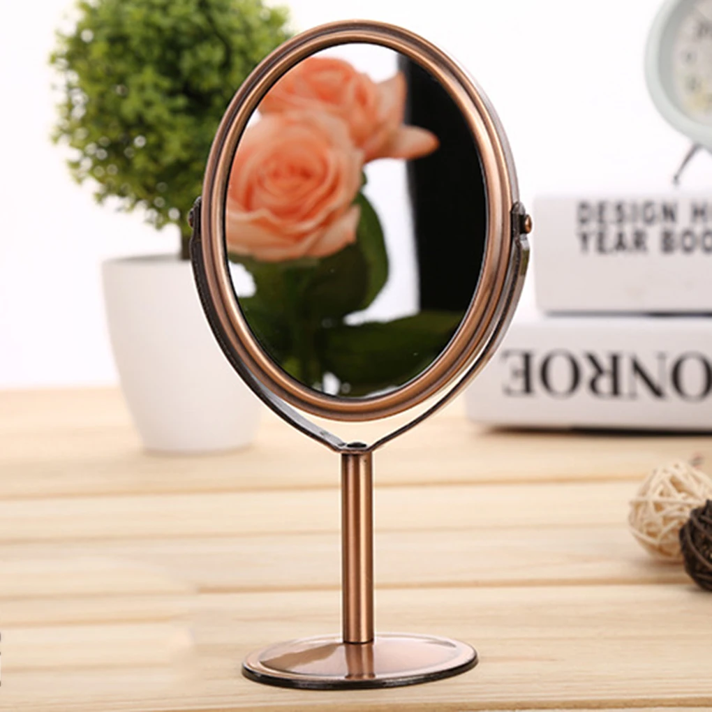 Высокое качество двухстороннее Парикмахерское зеркало стол макияж зеркало 1:2 увеличительное стекло косметическое зеркало