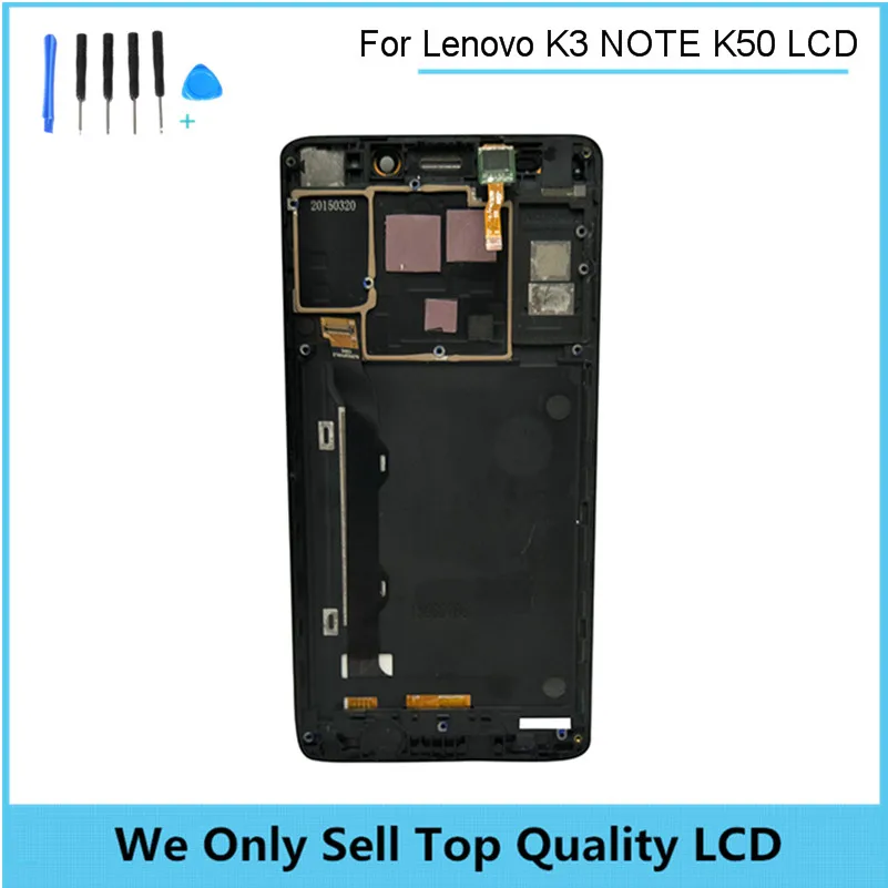 

LCD Display For Lenovo K3 Note K50-T5 Touch Screen Digitizer Assembly withFrame For Lenovo K3 Note Replacement Parts + Tools