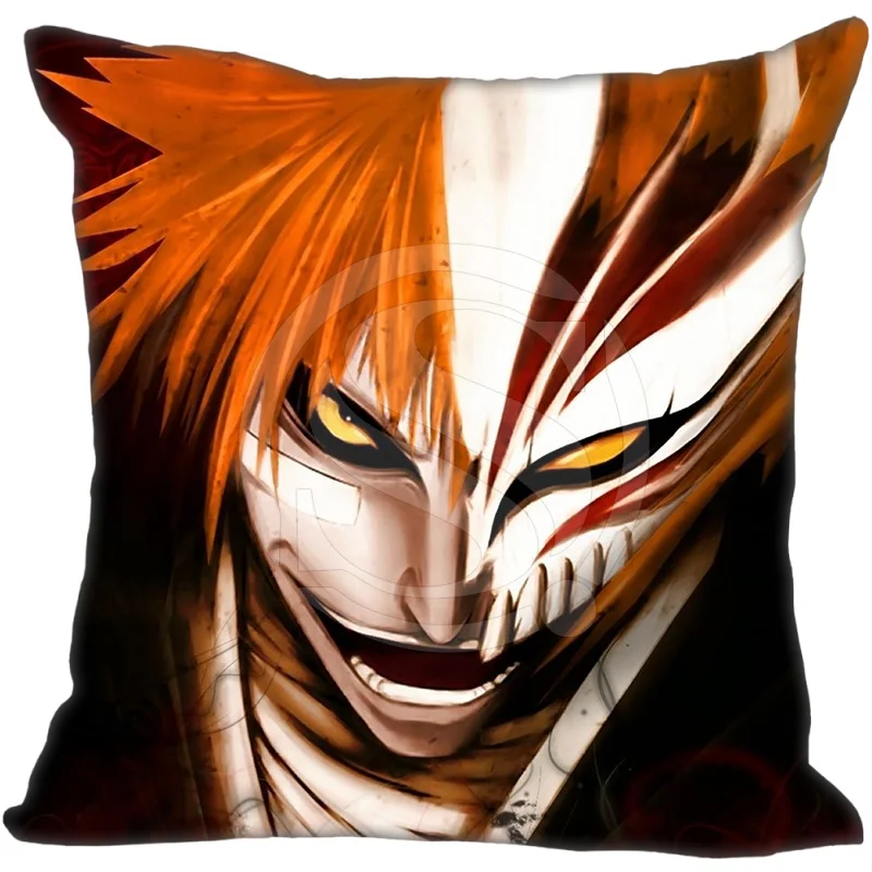 

Hot Japanese Kurosaki Ichigo Bleach Anime pillowcase Zippered Pillow Cases 40x40cm (One side)