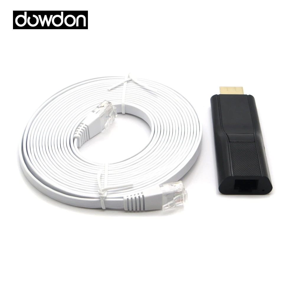 무선 HDMI 어댑터 화면 미러 DLAN 스트림 어댑터 HDMI-이더넷 포트, iOS/ Mac OS/ Windows/ 안드로이드 용